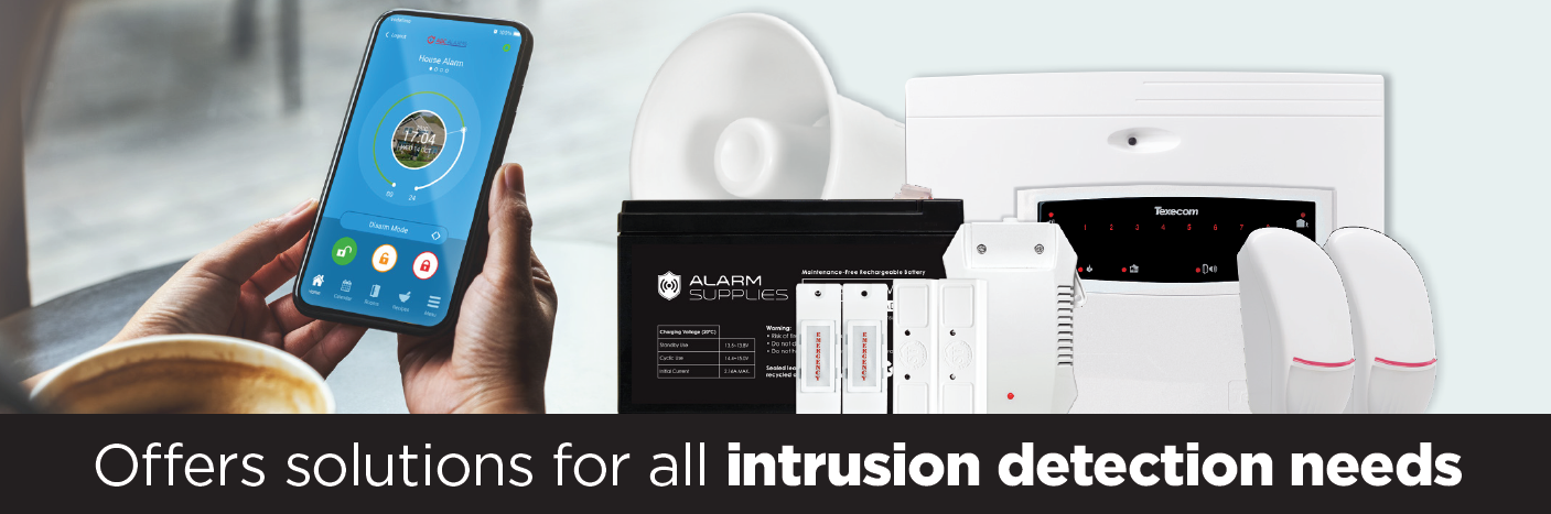 Texecom range of security products at Elvey