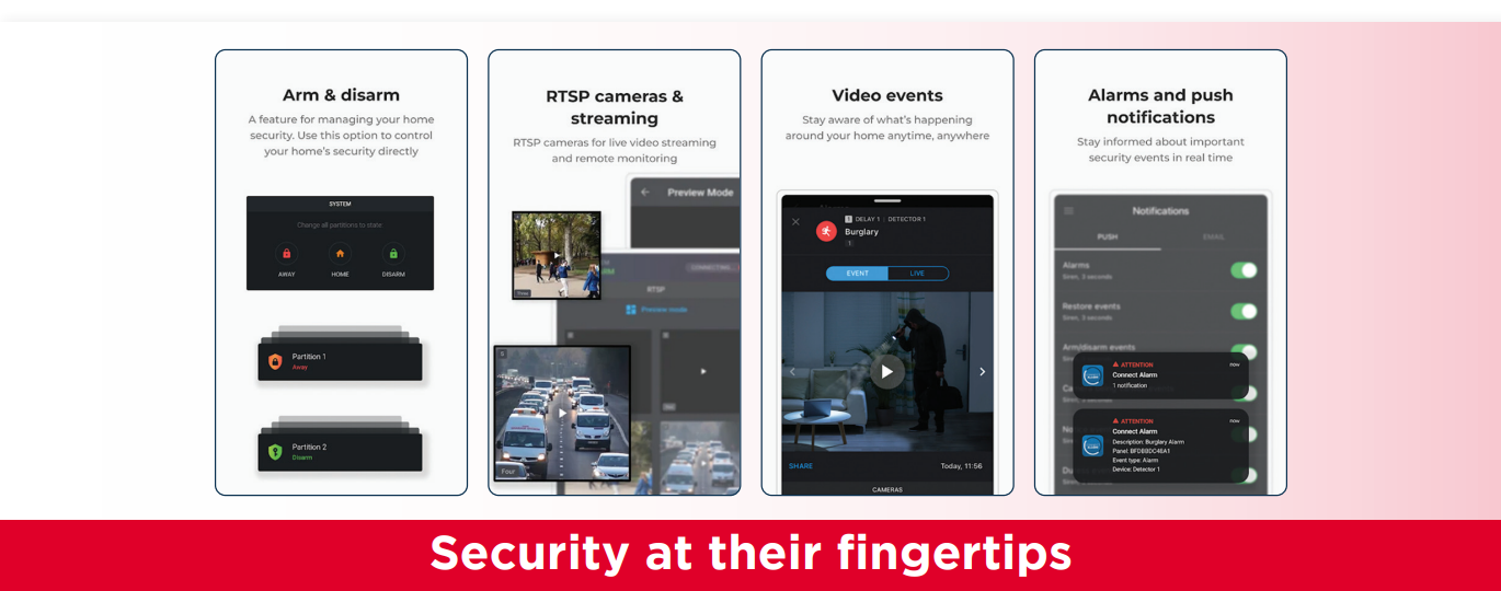DSC ConnectAlarm Mobile App